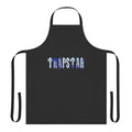 Trapstar inspired logo design apron for kitchen, cooking, and baking