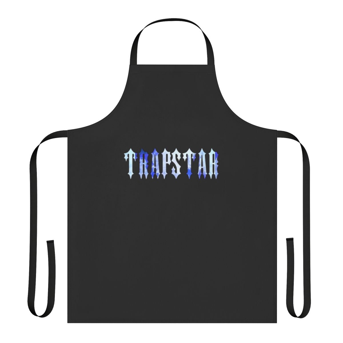 Trapstar inspired logo design apron for kitchen, cooking, and baking