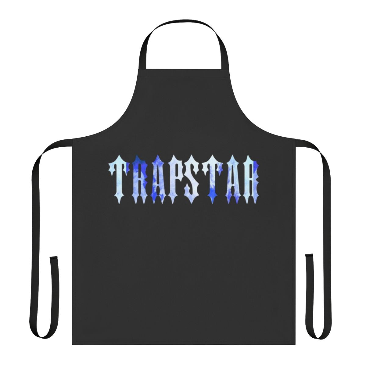 Trapstar London inspired kitchen apron with bold graphic design