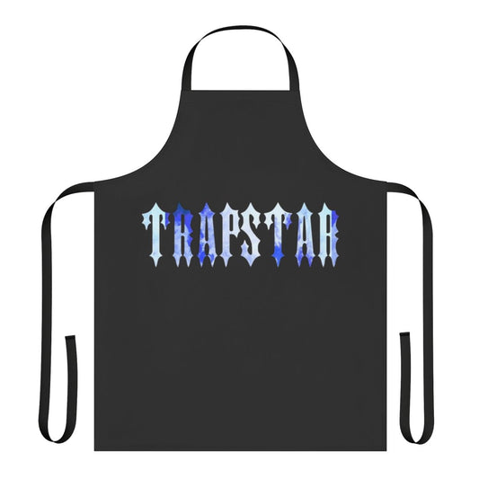 Trapstar London inspired kitchen apron with bold graphic design