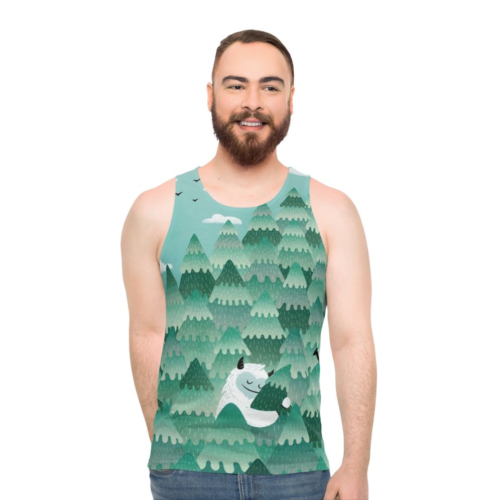 Tree hugger nature inspired unisex tank top