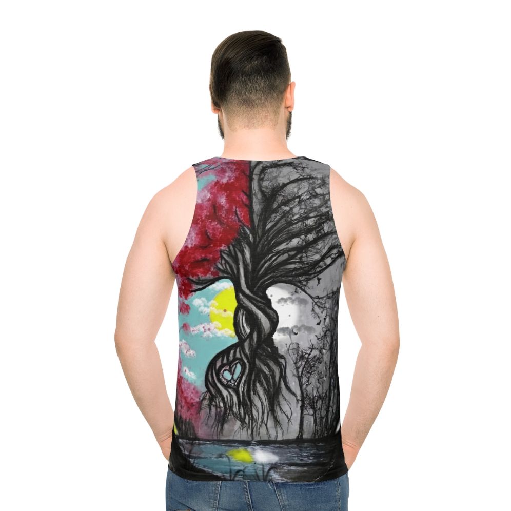 Tree of Life Unisex Tank Top with Meaningful Nature Inspired Design