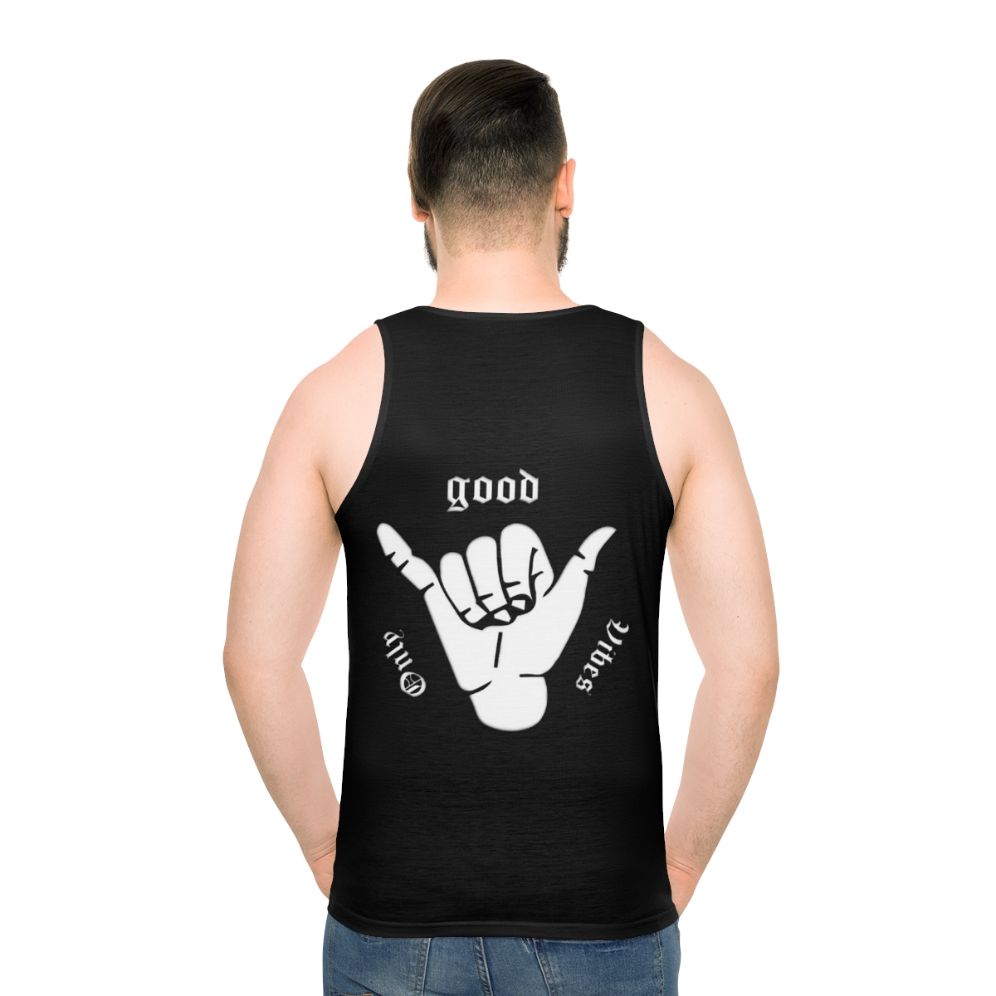 Trendy Good Vibes Only unisex tank top