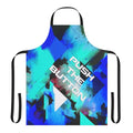 Trance music inspired apron with cool electronic dance design