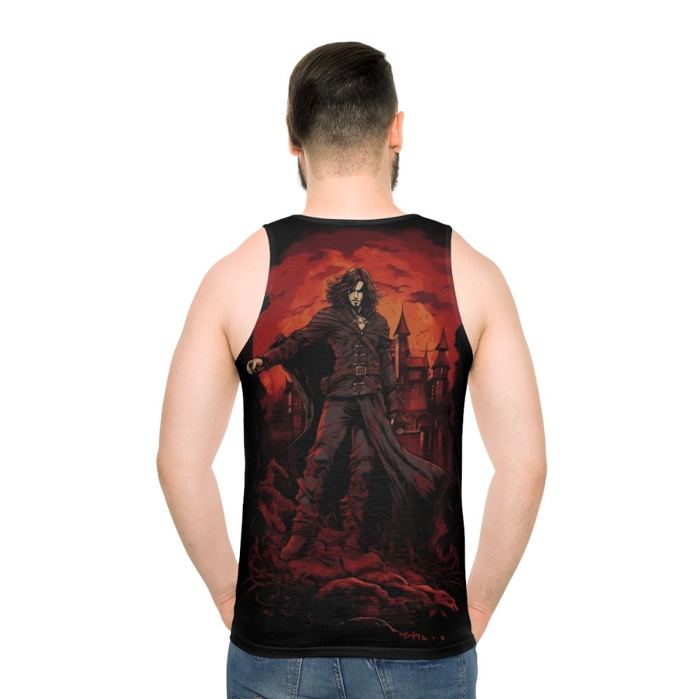 Trevor Belmont Castlevania video game fanart unisex tank top