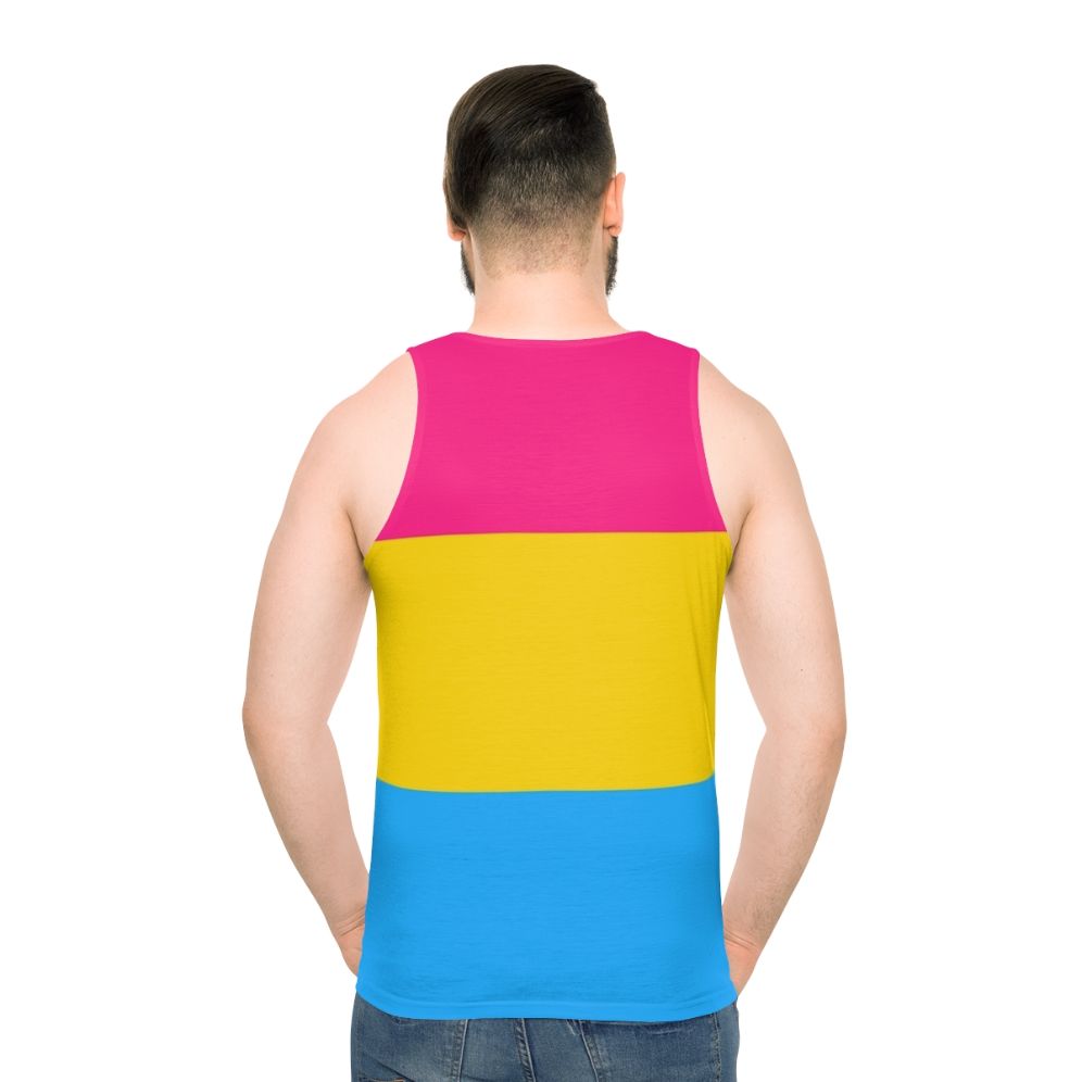 Tri-color Pride Unisex Tank Top with LGBTQ+ and Bisexual Flag Design