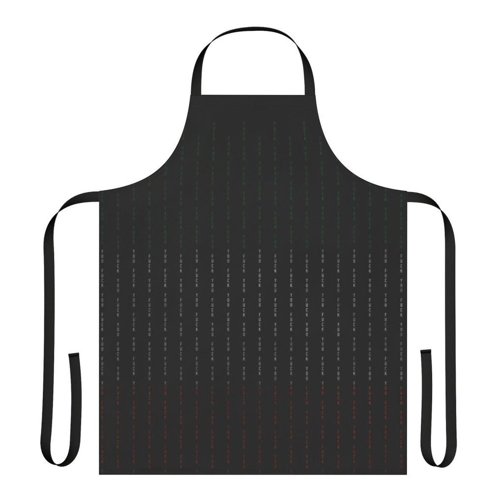 Tri-colour apron inspired by Conor McGregor's iconic UFC style