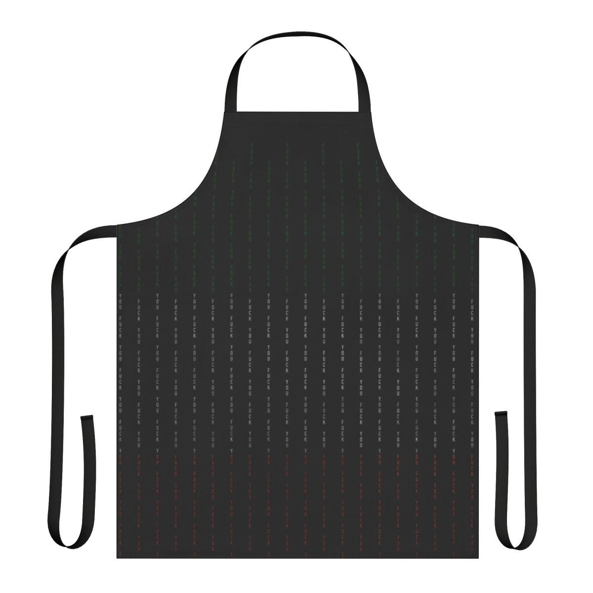 Tri-colour apron inspired by Conor McGregor's iconic UFC style