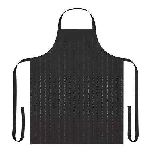 Tri-colour apron inspired by Conor McGregor's iconic UFC style