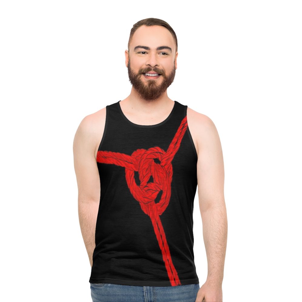 Tri Hex Unisex Tank Top for Rope Bondage and BDSM