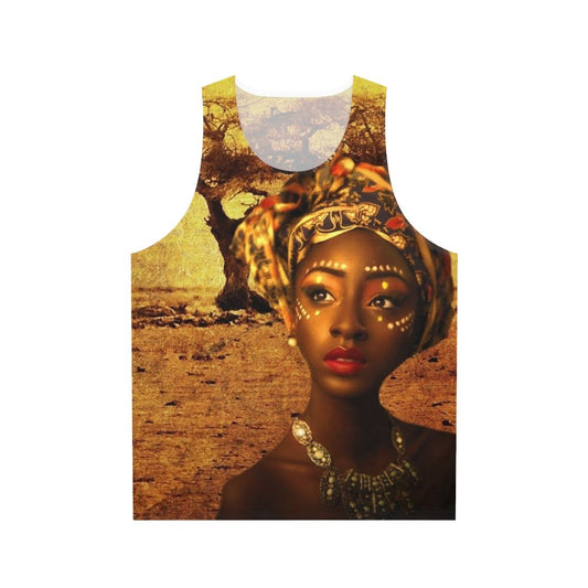 Tribal African Queen Unisex Tank Top