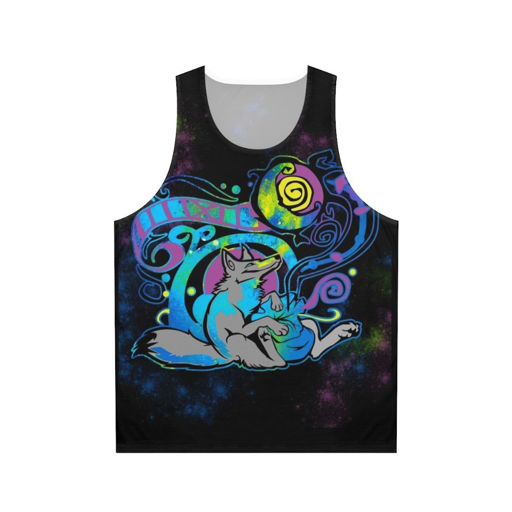 Tribal animal print design unisex tank top