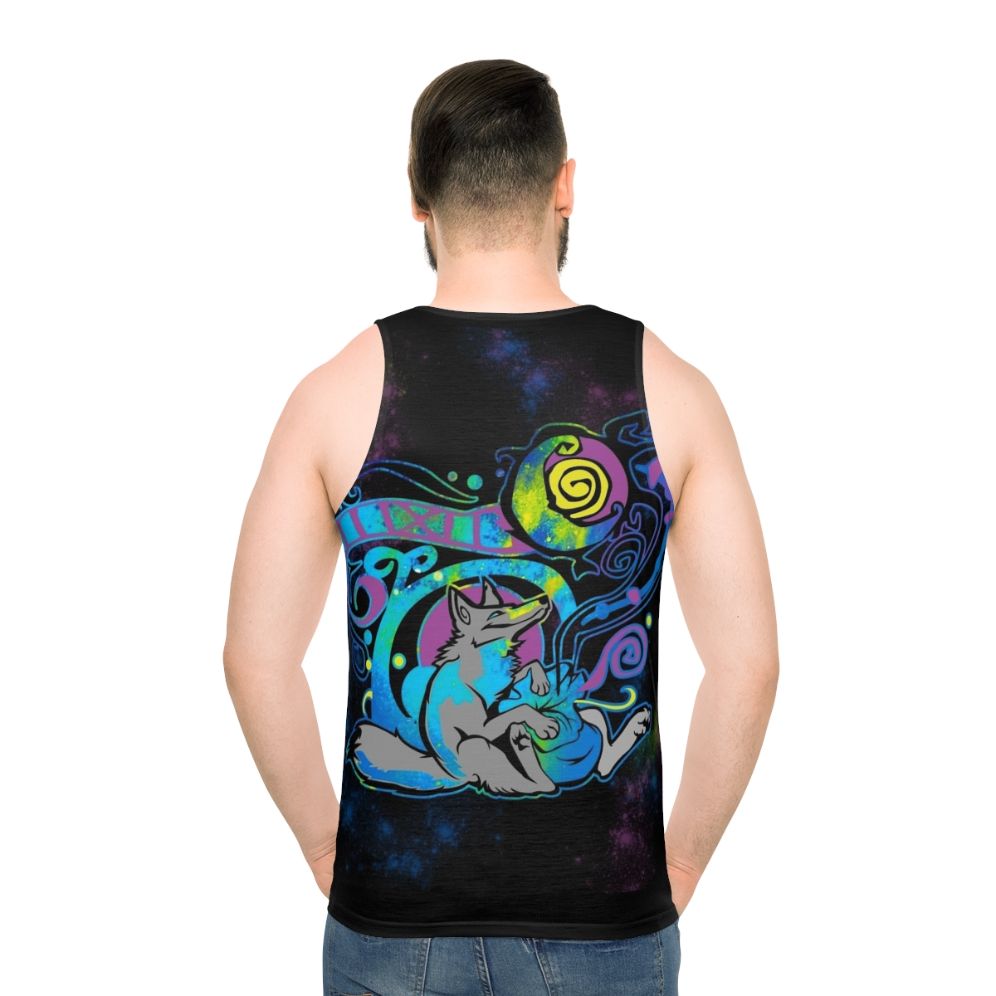 Tribal animal print design unisex tank top