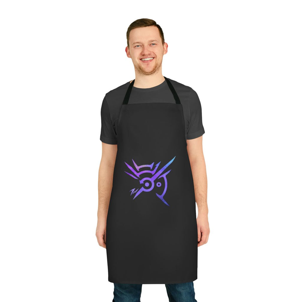 Tribal and geometric inspired apron with a Dishonored aesthetic