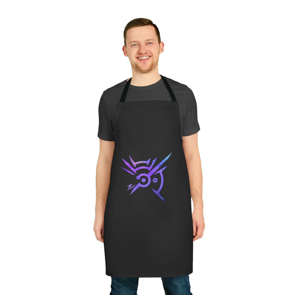 Tribal and geometric inspired apron with a Dishonored aesthetic