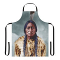 Sitting Bull tribal apron featuring traditional Native American art and design