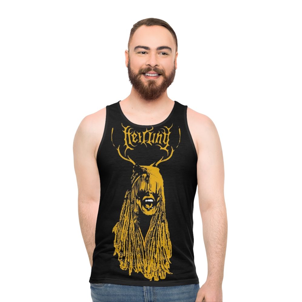 Tribal inspired Maria from Heilung unisex tank top