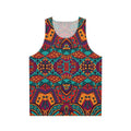 Tribal vintage ethnic pattern unisex tank top