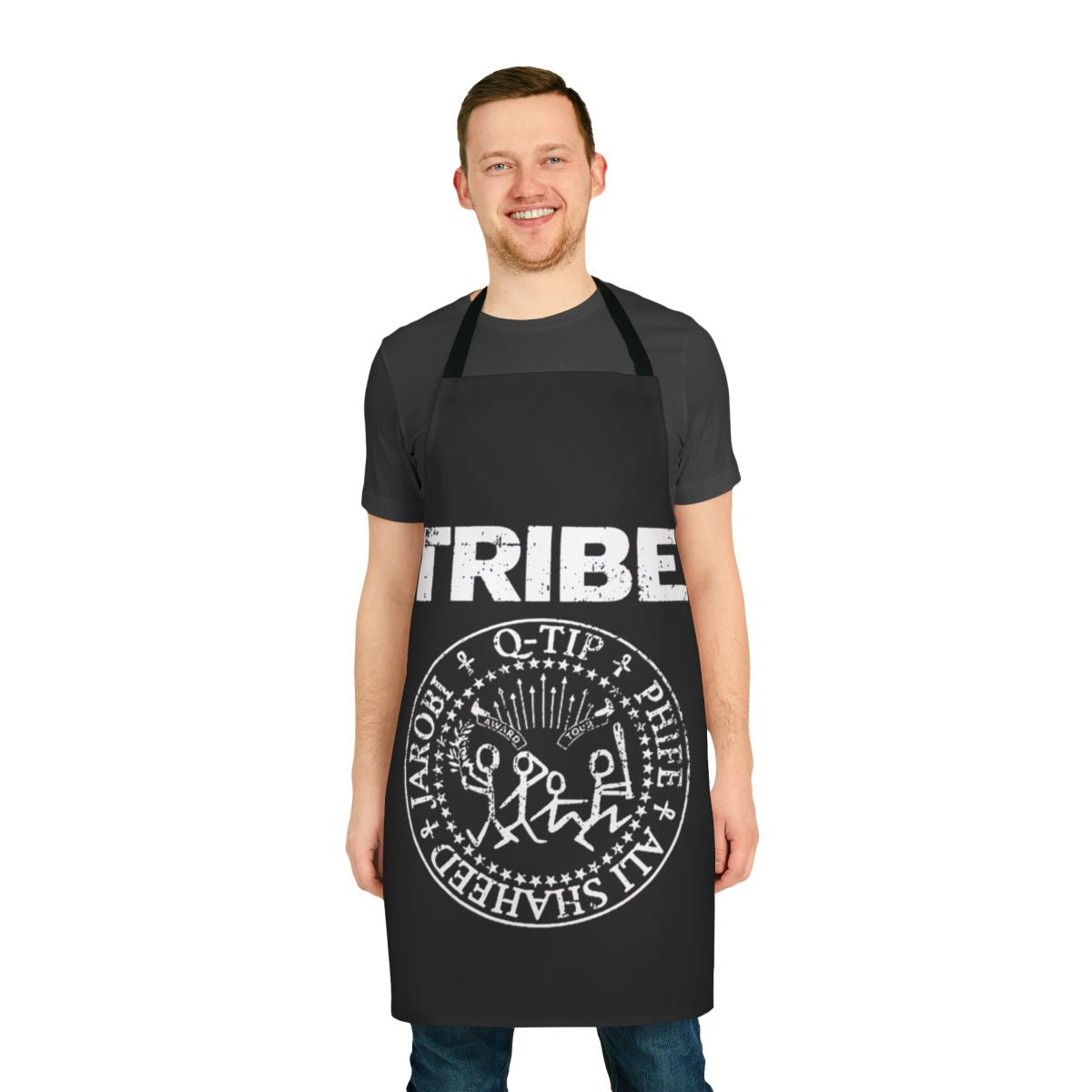 Tribe-Inspired Apron with Hip Hop Imagery