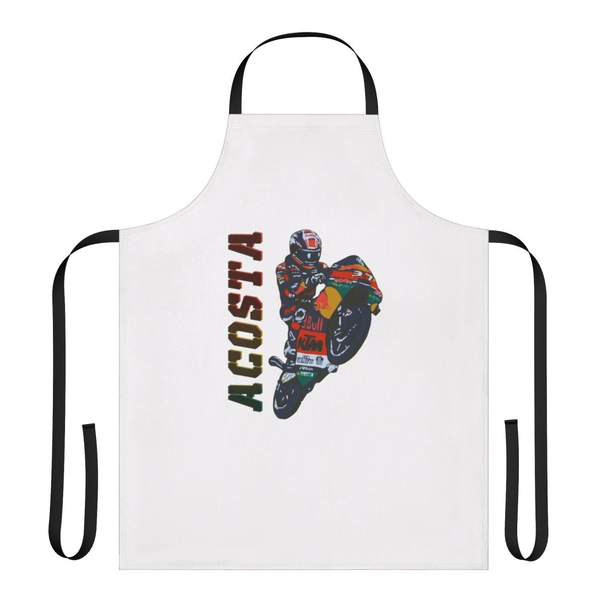 Stylish apron with Pedro Acosta's famous #37 race number design