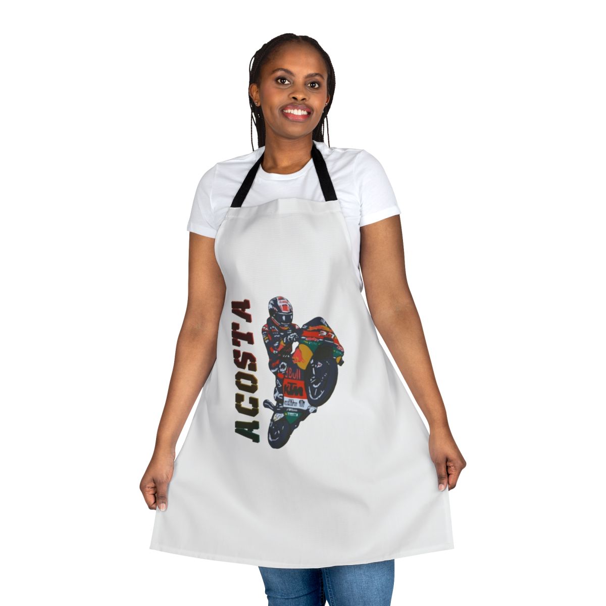 Stylish apron with Pedro Acosta's famous #37 race number design