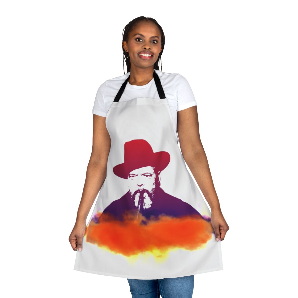 Apron featuring a retro portrait of famous actor and director Orson Welles