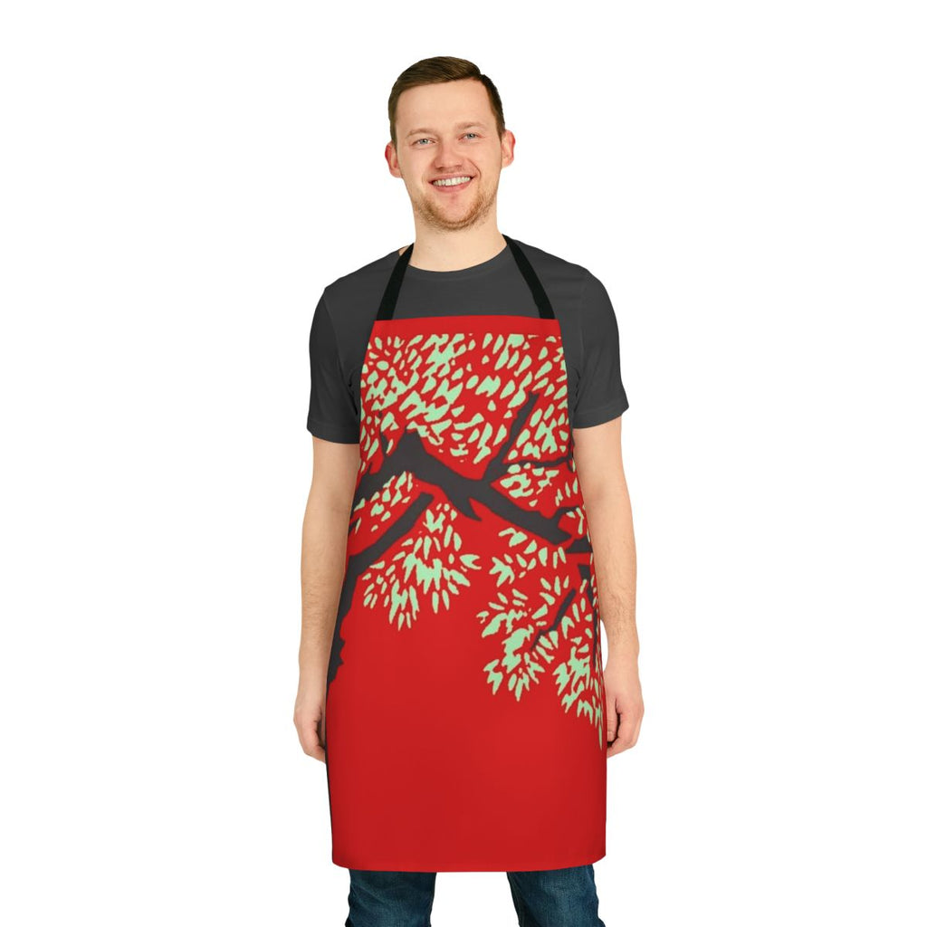 Apron featuring a tree silhouette design and the title "To Kill a Mockingbird" as a tribute to the classic American novel.