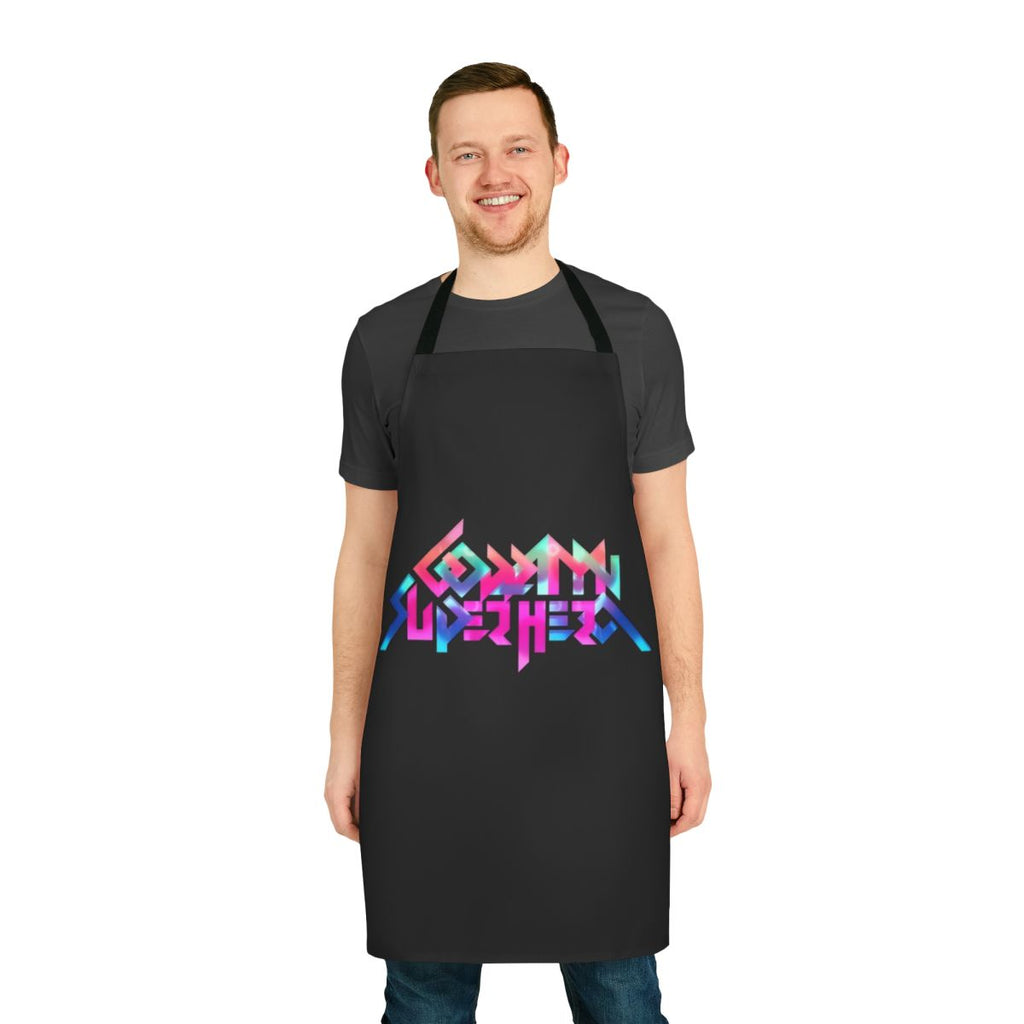 Tribute to Classic Action Game Hero Apron featuring the iconic No More Heroes protagonist
