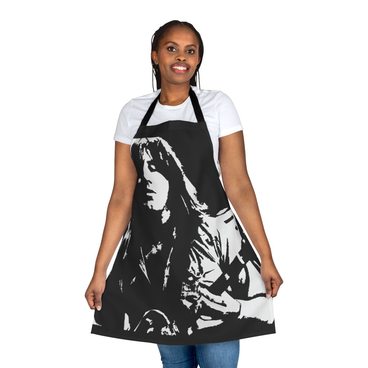 Stylish apron featuring the legend of Terry Kath, the iconic guitarist and songwriter of the American rock band Chicago.