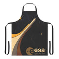 Distressed apron featuring the ESA logo and a vintage space exploration design