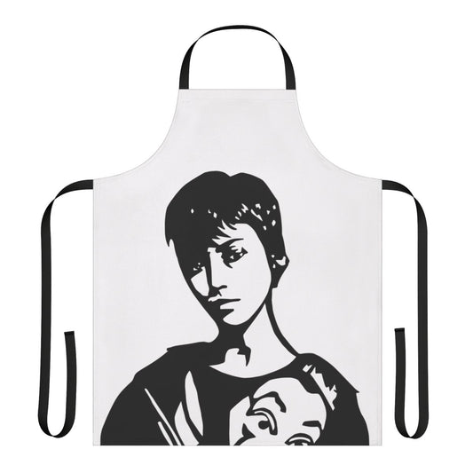 Money Heist inspired apron featuring the character Tokyo