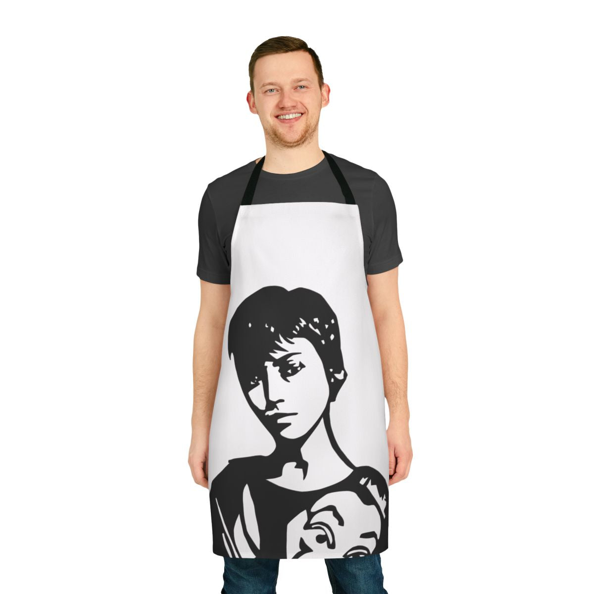 Money Heist inspired apron featuring the character Tokyo