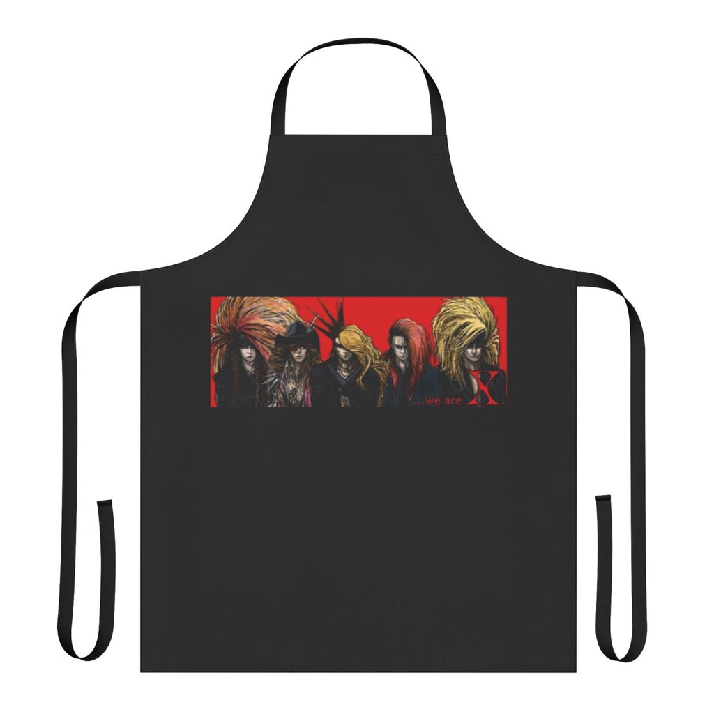 X Japan Themed Apron for Fans of the Japanese Heavy Metal Band