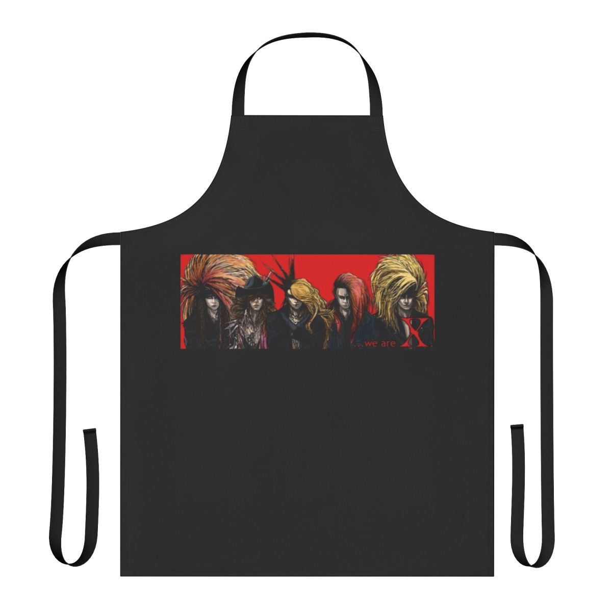 X Japan Themed Apron for Fans of the Japanese Heavy Metal Band