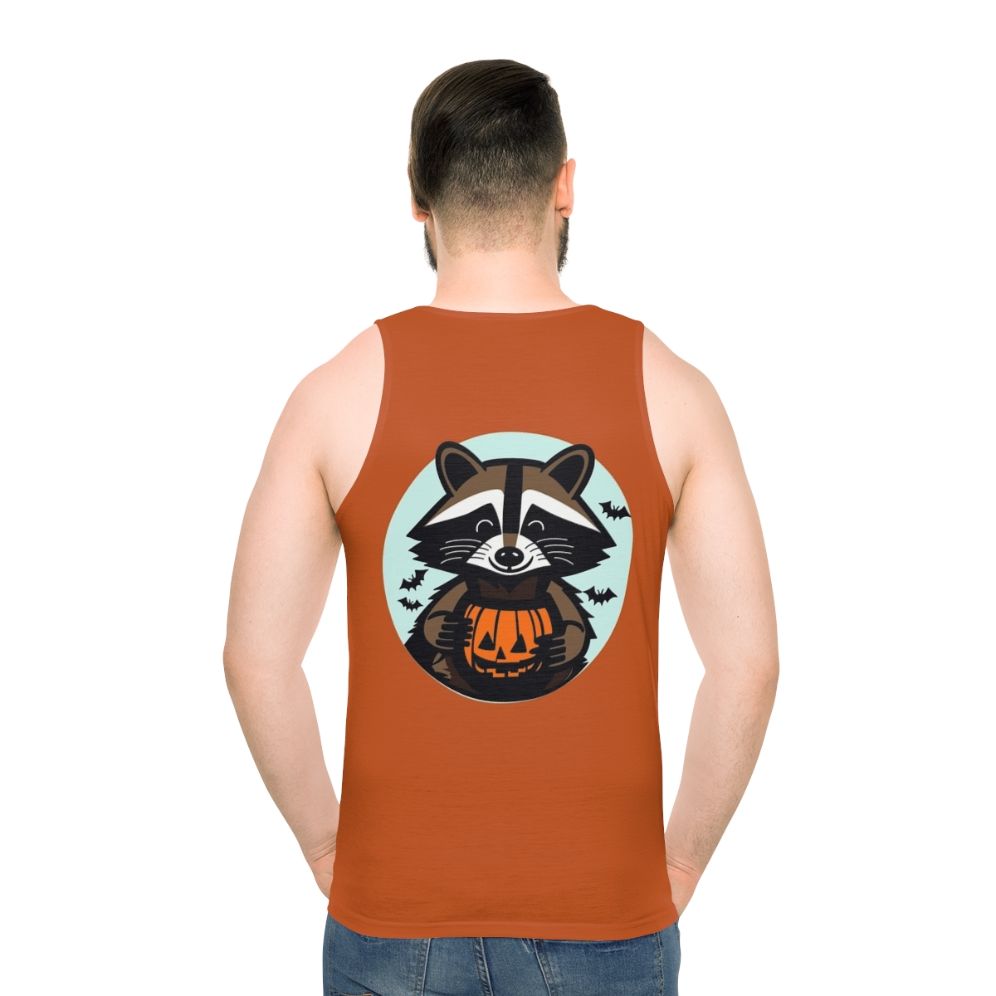 Trick Or Trash Raccoon Unisex Halloween Tank Top