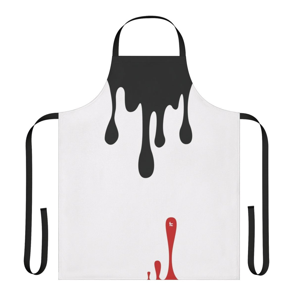 Splatoon-inspired apron with a stylish tricolor design and Kensa collection aesthetic