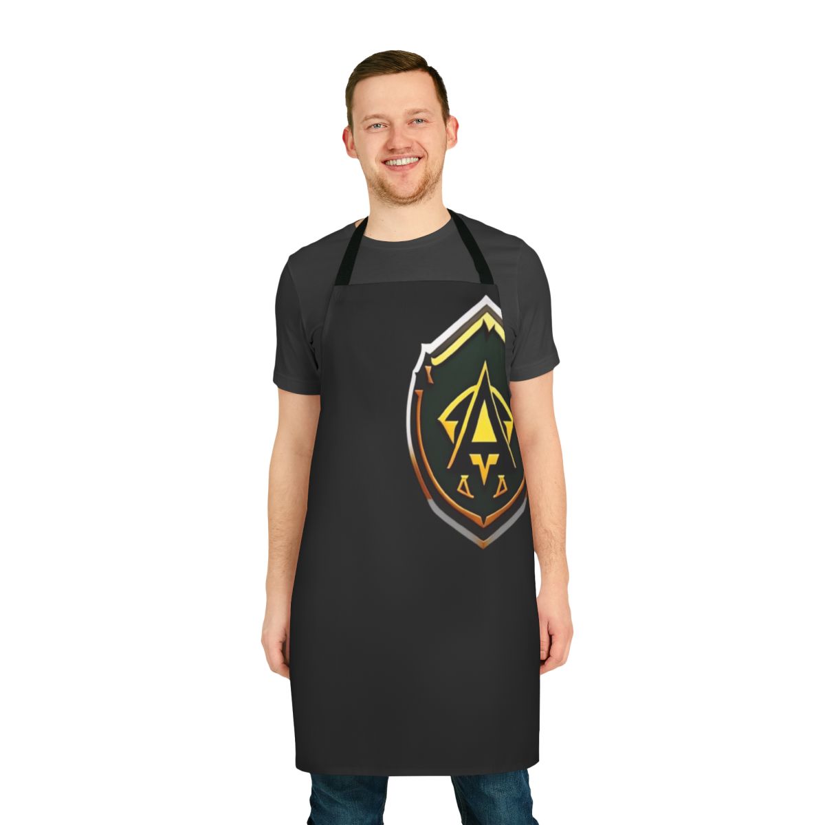 Triforce Inspired Apron with Zelda Themed Design