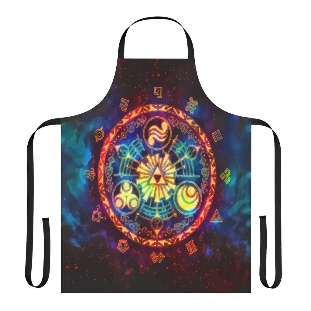 Triforce-Inspired Space-Themed Apron for Gamers
