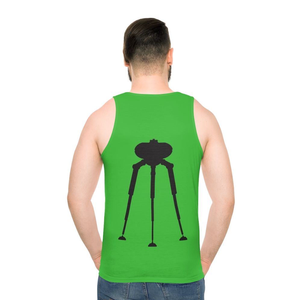 Tripod alien science fiction unisex tank top