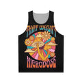 Trippy psychedelic unisex festival tank top