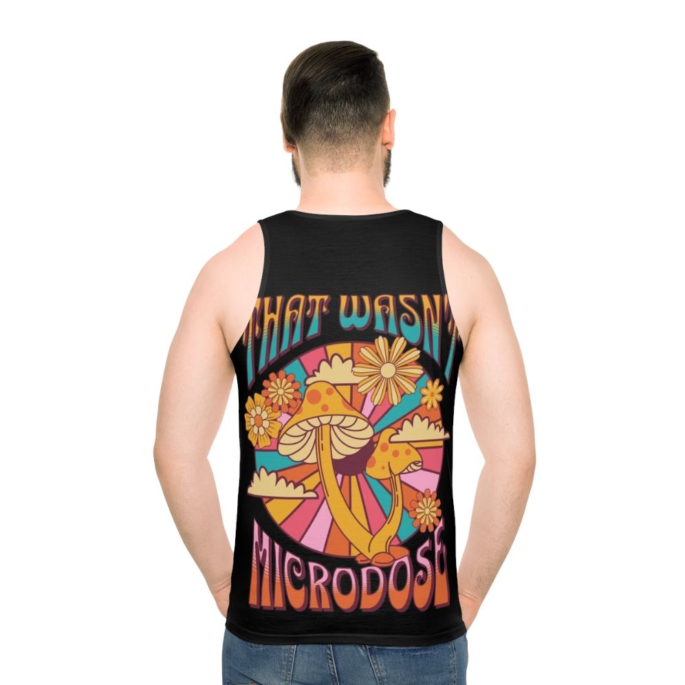 Trippy psychedelic unisex festival tank top