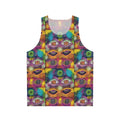 Trippy psychedelic unisex tank top