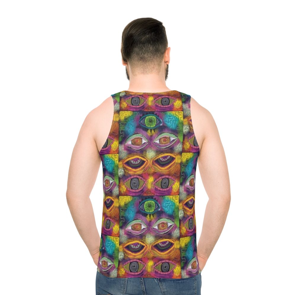 Trippy psychedelic unisex tank top