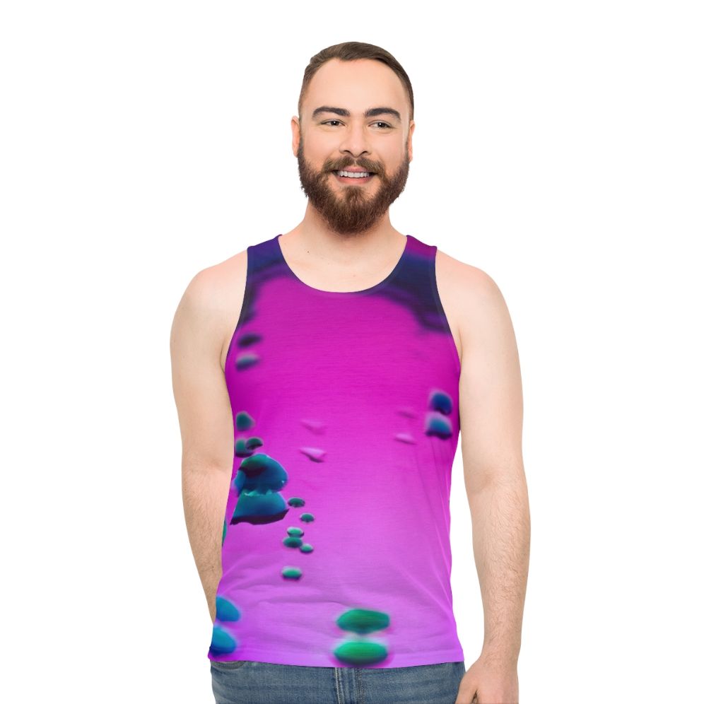 Trippy psychedelic iridescent abstract surreal tank top