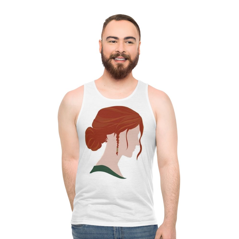 Triss Merigold Unisex Tank Top from The Witcher Video Game