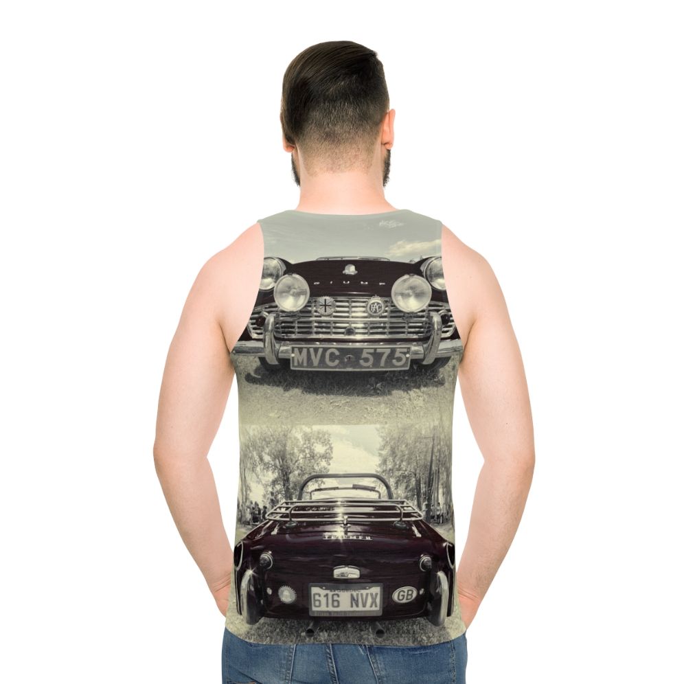 Triumph TR3 retro unisex tank top