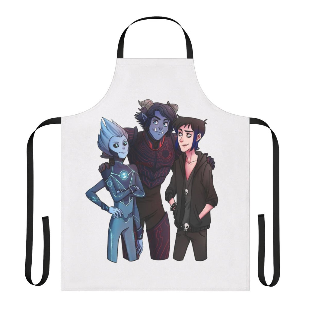 Trollhunters-inspired apron featuring Jim Lake Jr., the troll hero
