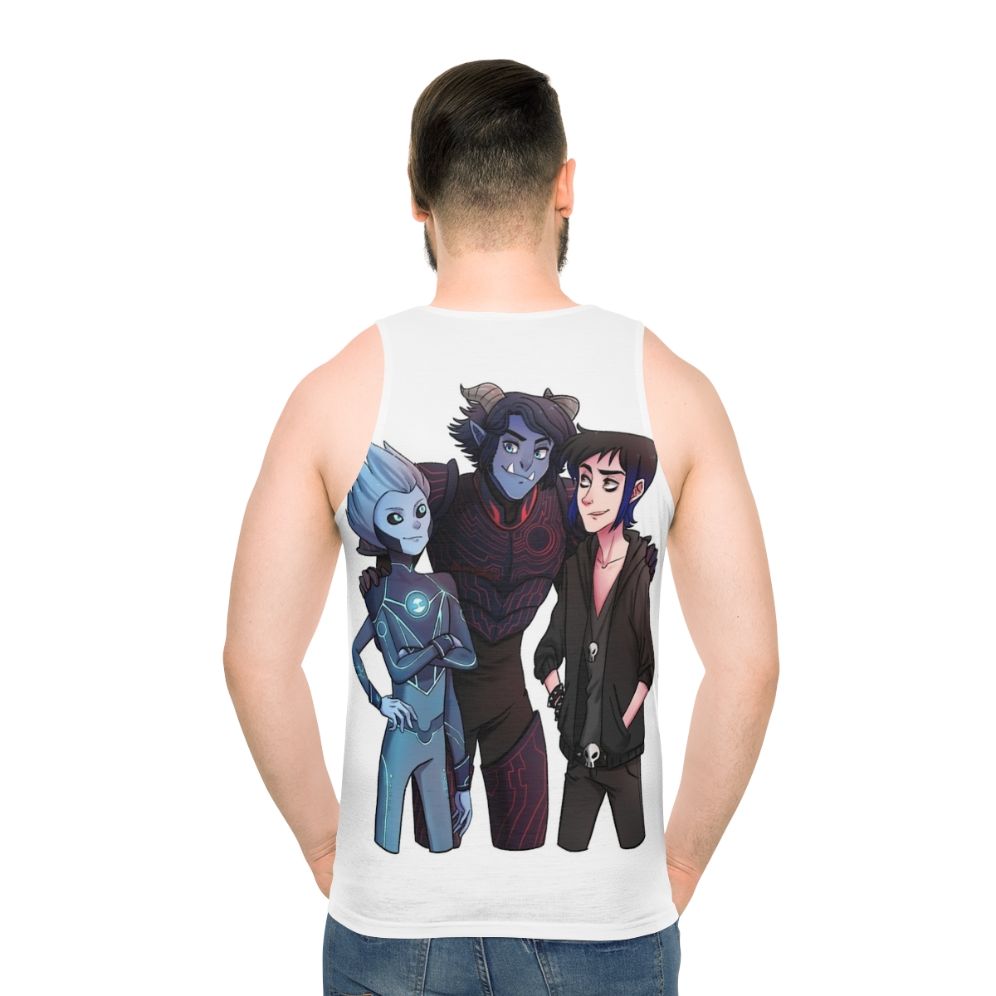 Trollhunters Unisex Tank Top featuring Jim Lake Jr., the troll hero