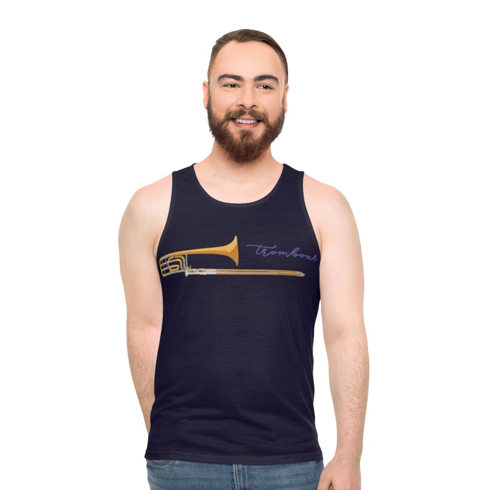 Trombone Musician Unisex Tank Top