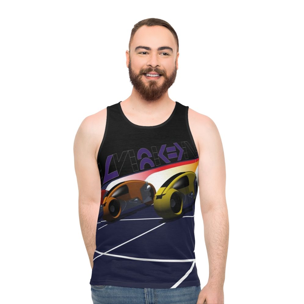 Tron Lightcycle Racing Unisex Tank Top